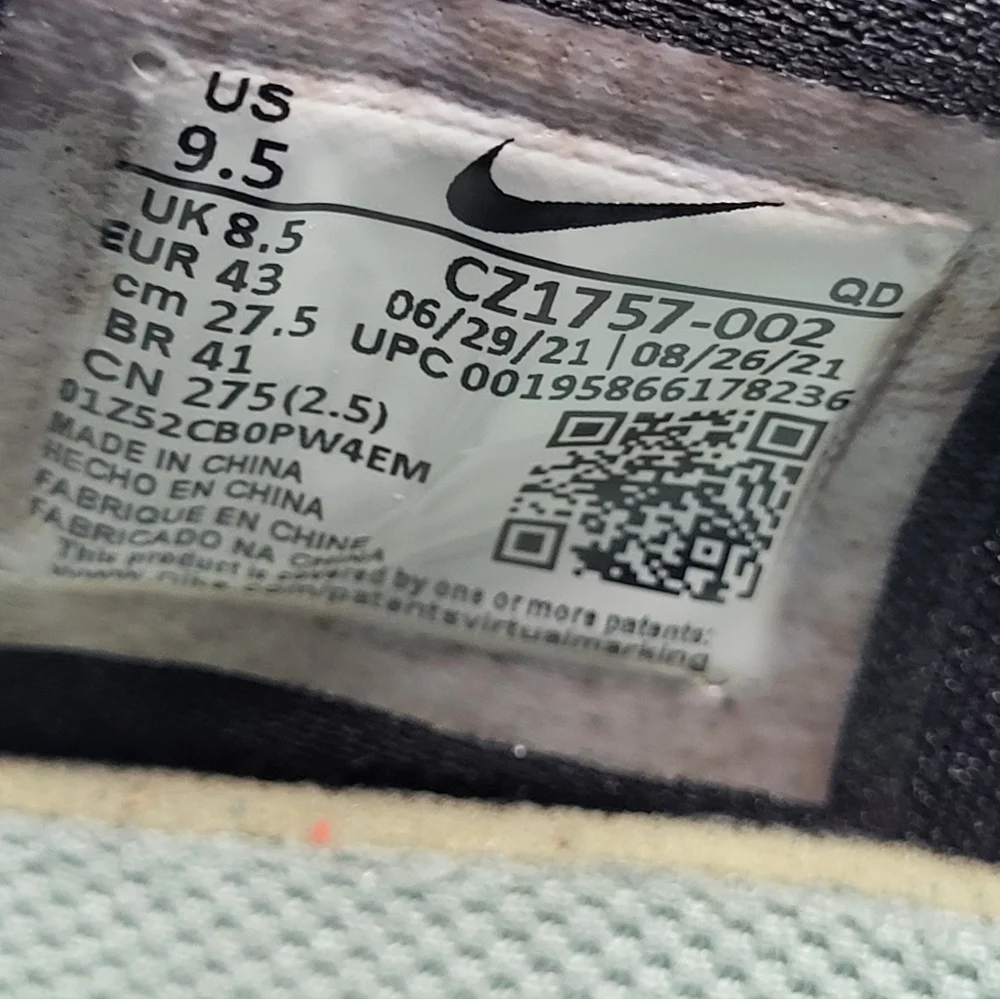 Nike Free Terra Vista NN Blue Black CZ1757-002 Men's Size 9.5 Shoes Sneakers